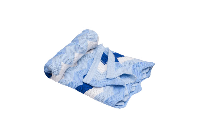 MOON Snugly Baby Blanket - Blue x  1