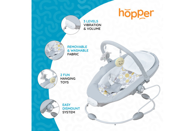 MOON Hopper Baby Bouncer - Grey x  1