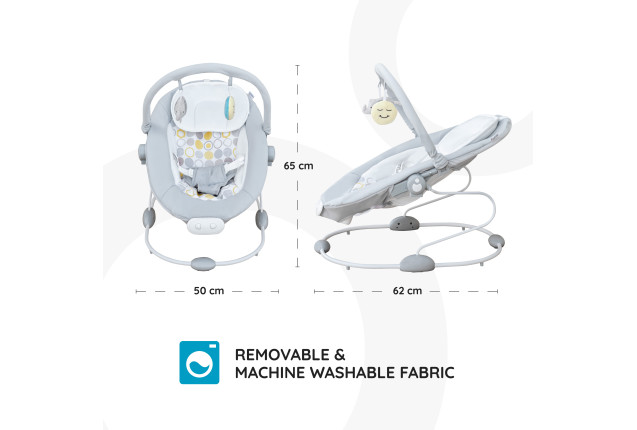 MOON Hopper Baby Bouncer - Grey x  1