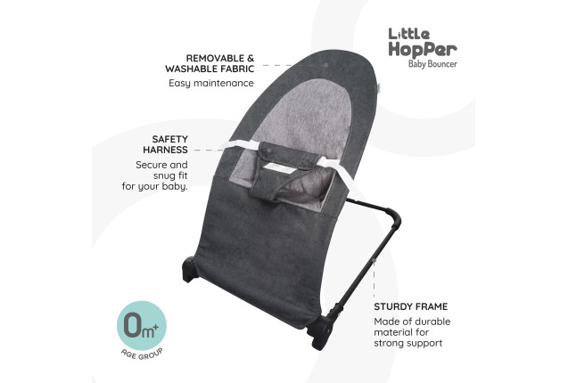 MOON Baby Bouncer - Dark Grey x  1