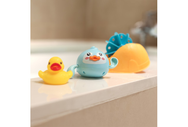 MOON Baby Bath Buddies- Duck and motor set x  1