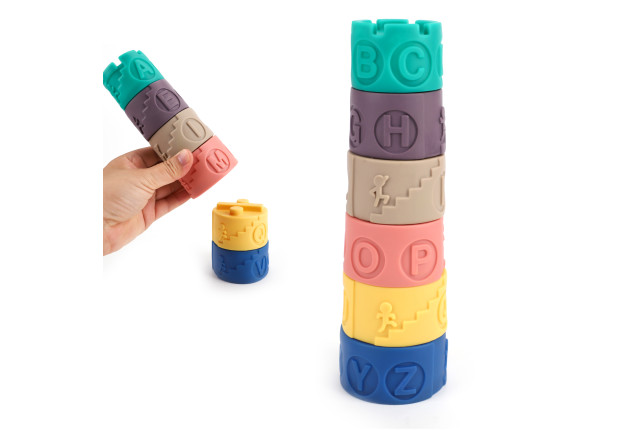 MOON baby alphabet colorful blocks x  1