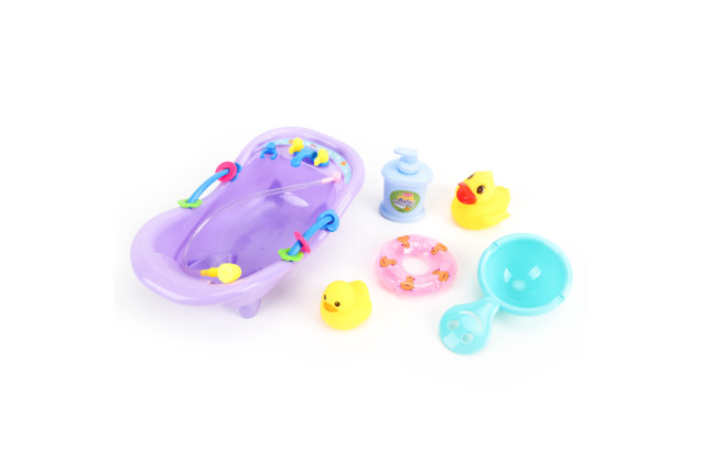 MOON mini duck bath tub - Purple x  1