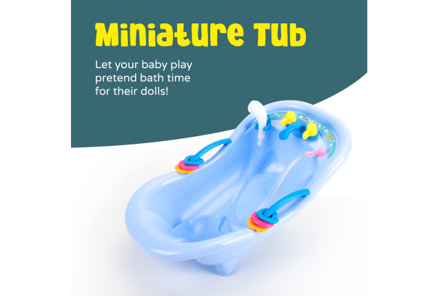 MOON mini duck bath tub - Blue x  1