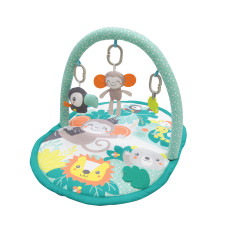 MOON Jungle friends mat with single arch, Om+, Baby playmat & Activity Gym x  1