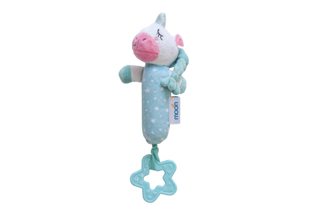 MOON Soft Rattle Toy - Unicorn x  1