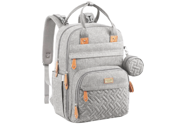 MOON KaryMe Diaper Backpack - pacifier case - Grey