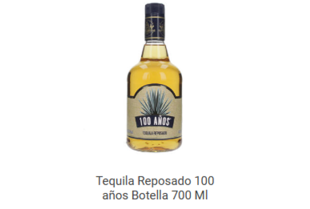 Tequila Reposado 100 anos Botella 700ml x 10