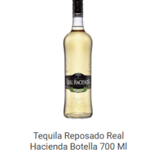 Tequila Reposado Hacienda Botella 700ml 