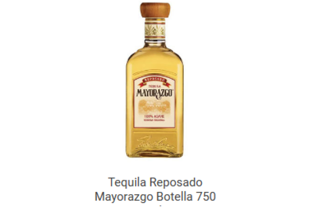 Tequila Reposado Mayorazgo Botella 750ml x 10