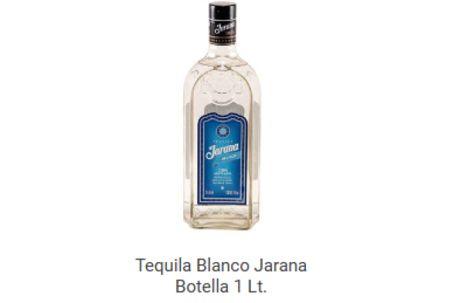 White Tequila Jarana Botella 1 litre x 10