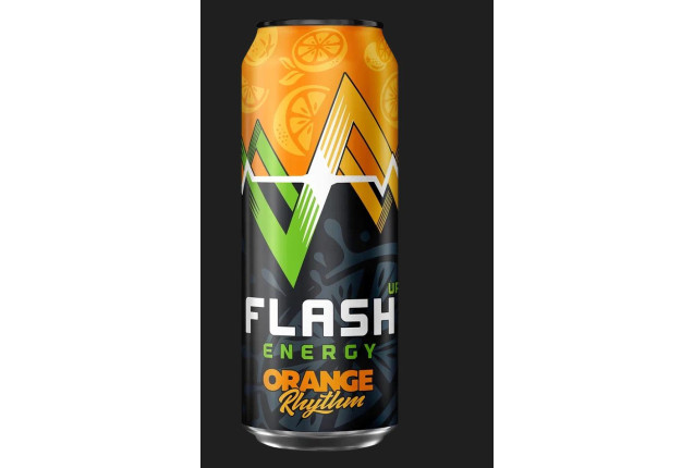 Flash Up Energy Orange can 0,45 x 24