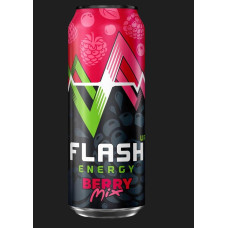 Flash Up Energy Berry Mix can 0,45 x 24