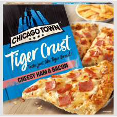 Tiger Crust Cheesy Ham and Bac
