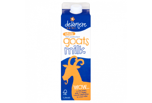 Fresh Whole Goats Milk 1L x 12