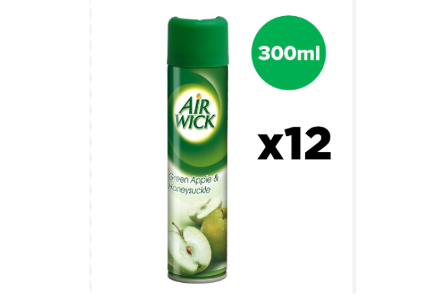 Airwick Aerosol - Green Apple 300ml x 12