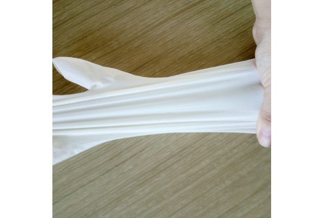 Latex Exam Glove, M=5.0g, Natrual White x 100