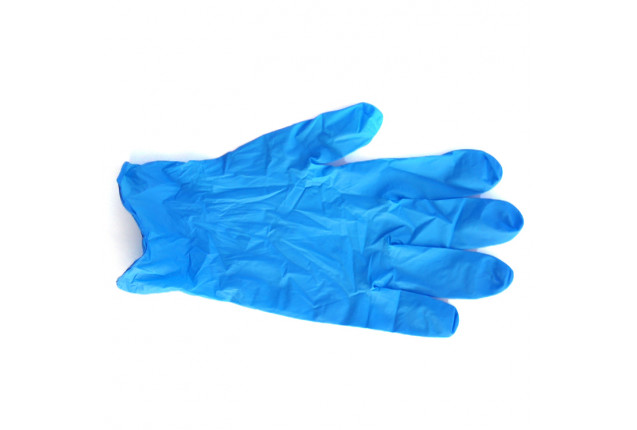 Nitrile Glove, M=3.5g, Blue x 100