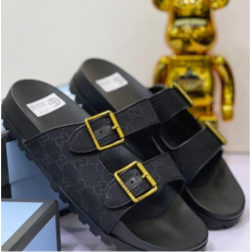 Black Gucci Casual Sandals
