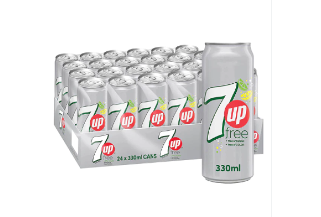 7UP FREE 33cl- CAN x 24