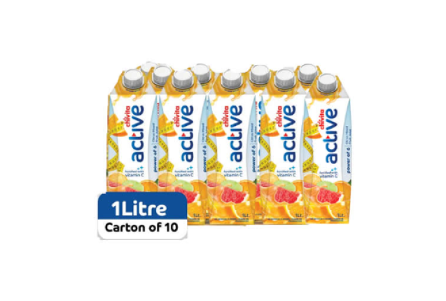 Chivita Active -Power of 6 – Citrus Mixed Fruit Juice 1lrt x 10