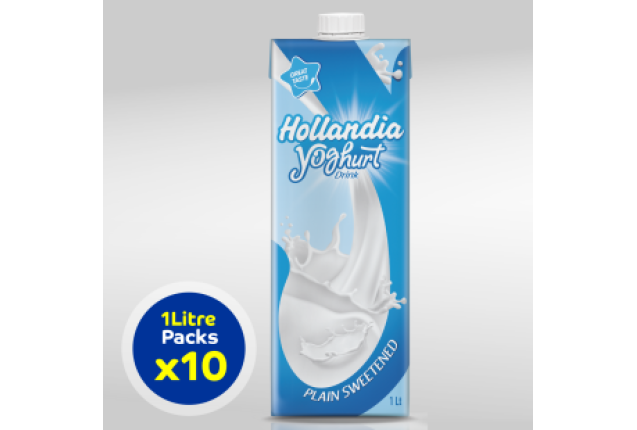 Hollandia Yoghurt Plain -1lrt x 10