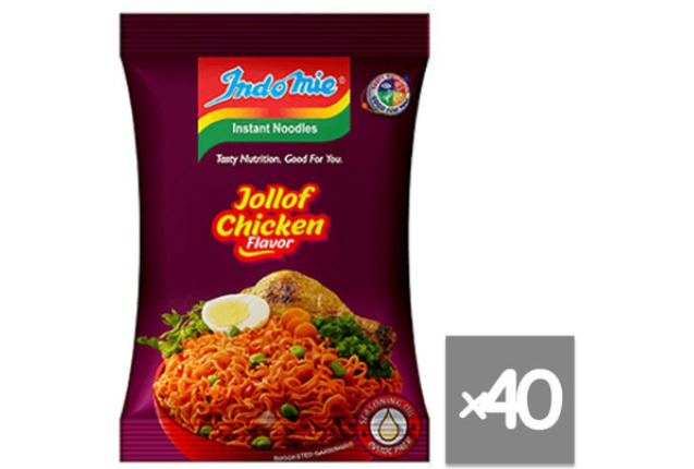 Indomie Noodles Jollof Flavor - 70g x 40