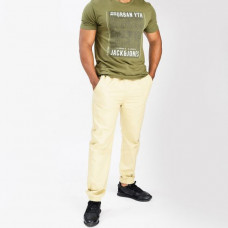 MENS CHINOS JOGGER IN BROWN x 5