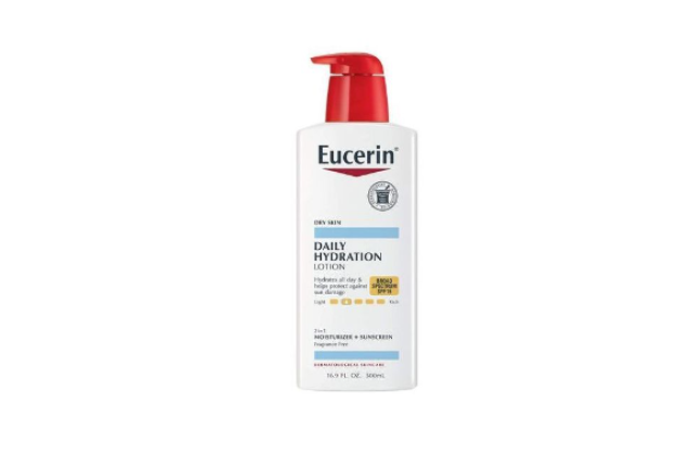 Eucerin Daily Hydration Body Lotion With Sunscreen SPF15(500ml) - 16.9oz