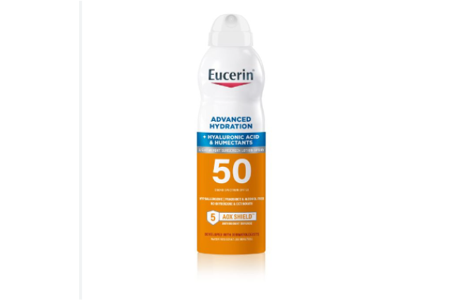 Eucerin Sun Advanced Hydration SPF 50 Spray - 6oz