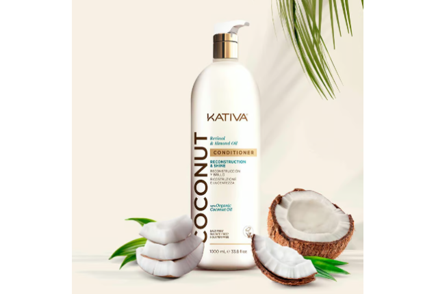 KATIVA COCONUT ALMOND RETINOL CONDIITONER X 355mL x 12