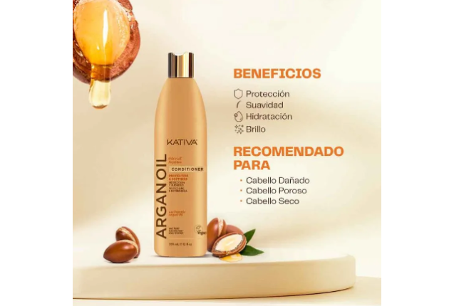 KATIVA ARGAN OLIVE PEPTIDES CONDITIONER X 355mL x 12