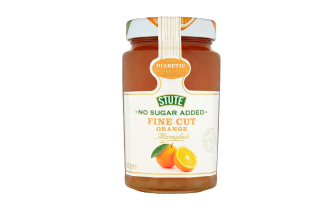 No Sugar Added Fine Cut Orange Extra Marmalade - 430g x 6