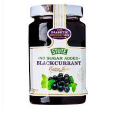 No Sugar Added Blackcurrant Extra Jam - 