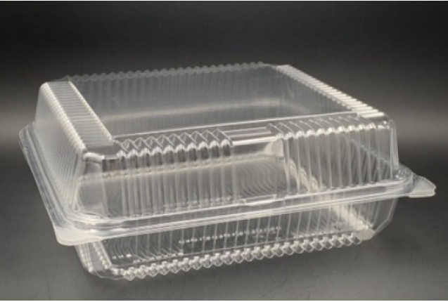 Clear Square Pastry box x 100