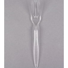 Clear plastic forks x 50