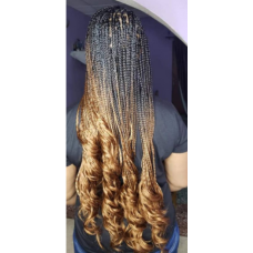Ombre Curly Braiding hair