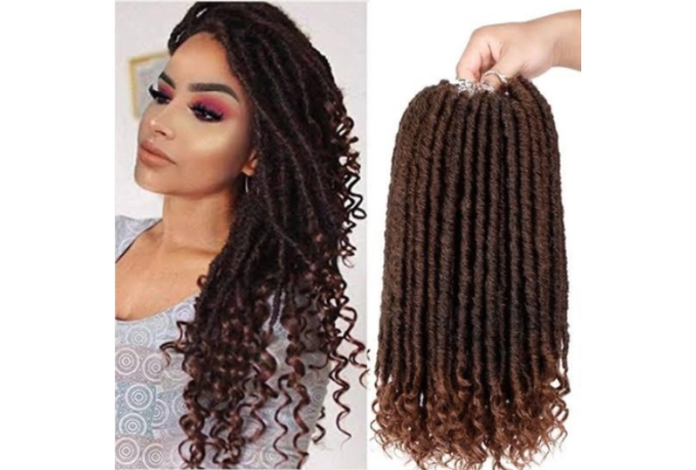 Textured Goddess Locs Hair 20"