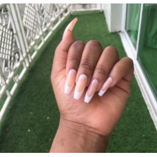 Nude French White Tips - 03