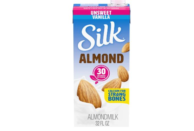 Silk - Unsweetened Almond Milk - Vanilla (Carton of 6)- 946ml x 6