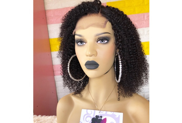 Kinky curly closure wig x  1