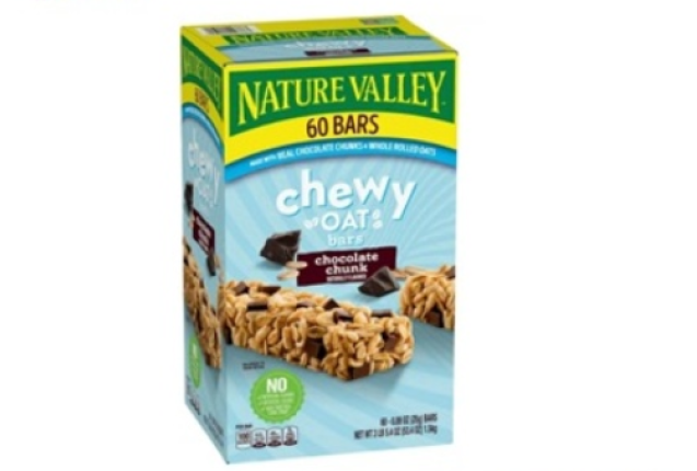 Nature Valley Chocolate Chunk Chewy Oat Bars, 60 Bars