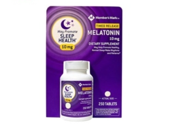 Member's Mark 10 mg Melatonin Dietary Supplement (250 Tablets)