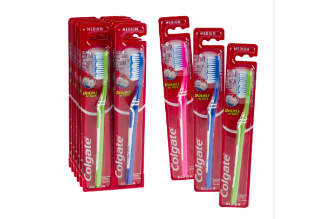 Colgate Double Action Toothbrush - 12pcs x 10