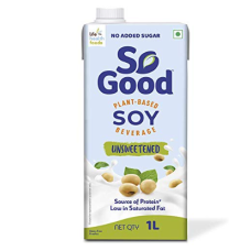 So Good  Soy Beverage Unsweetned  1lrt Tp x 12