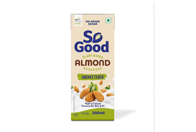 So Good Almond Beverage Unsweetned 200ml TP x 30