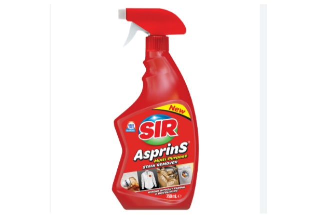 SIR AspriNS Stain Remover Multipurpose Spray - 750ml x 12