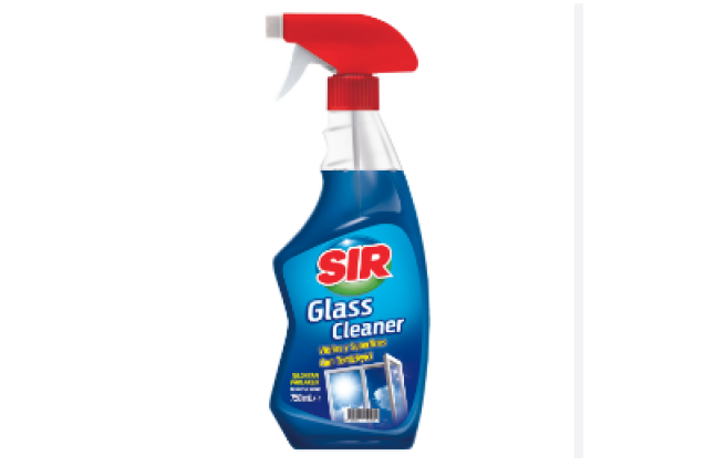 SIR Glass Cleaner - 500ml Blue Spray x 12