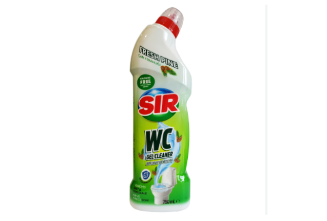 SIR WC Gel Cleaner - Fresh Pine 750ml x 12