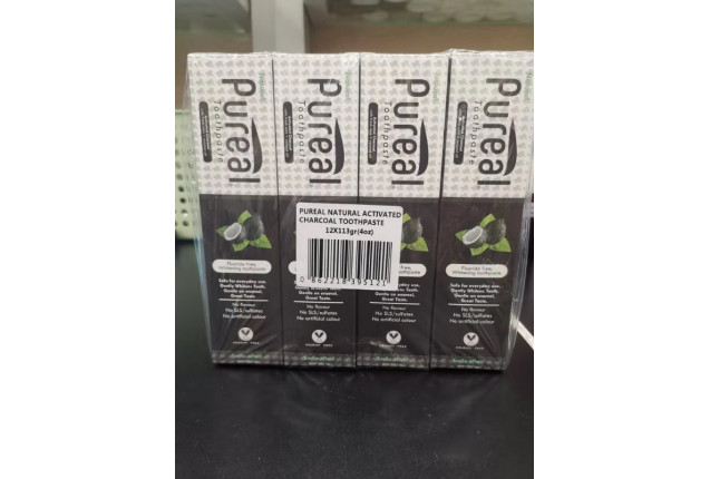 Pureal Activated charcoal Toothpaste 133g x 72